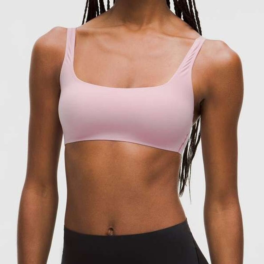 NEW Lululemon Wundermost Ultra Soft Nulu Bralette Rose Blush Women A-D cups